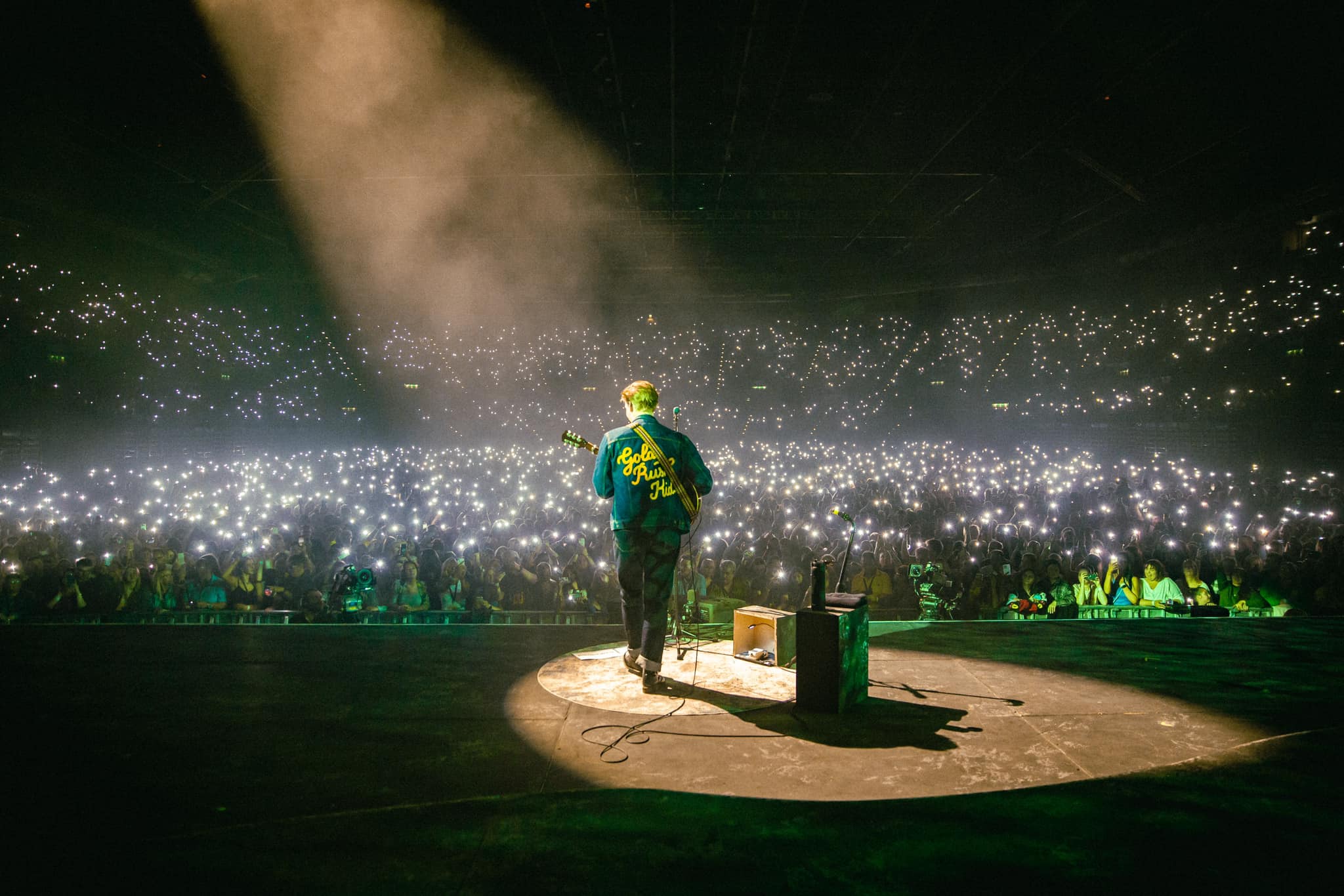 George Ezra on stage during his recent UK tour