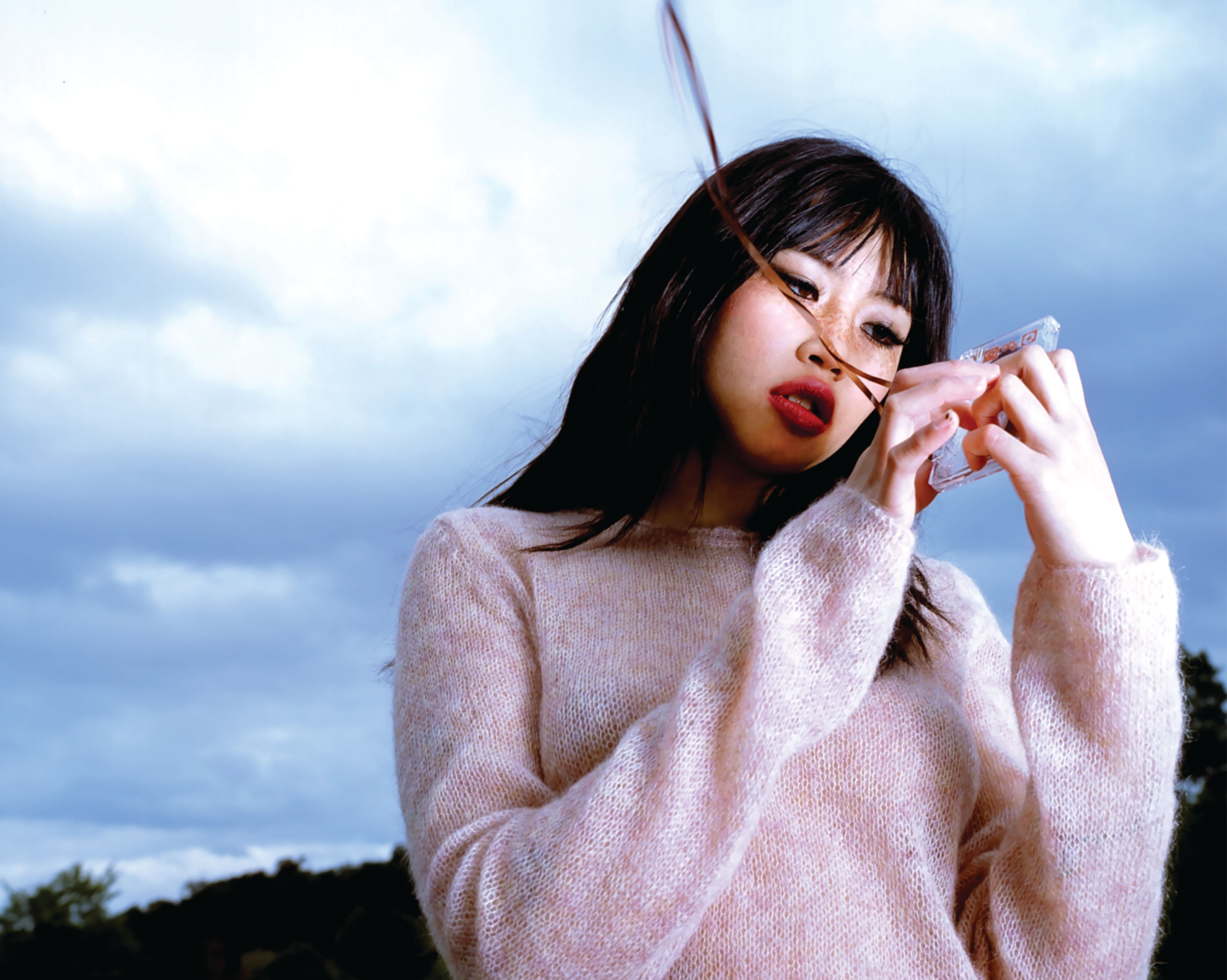 Beabadoobee poses for Beatopia album release, pictured by Erika Kimano